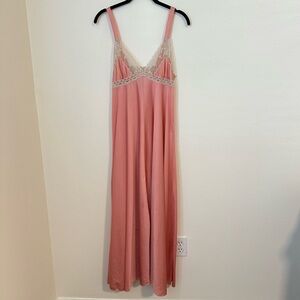 Vintage Pink Slip Dress
